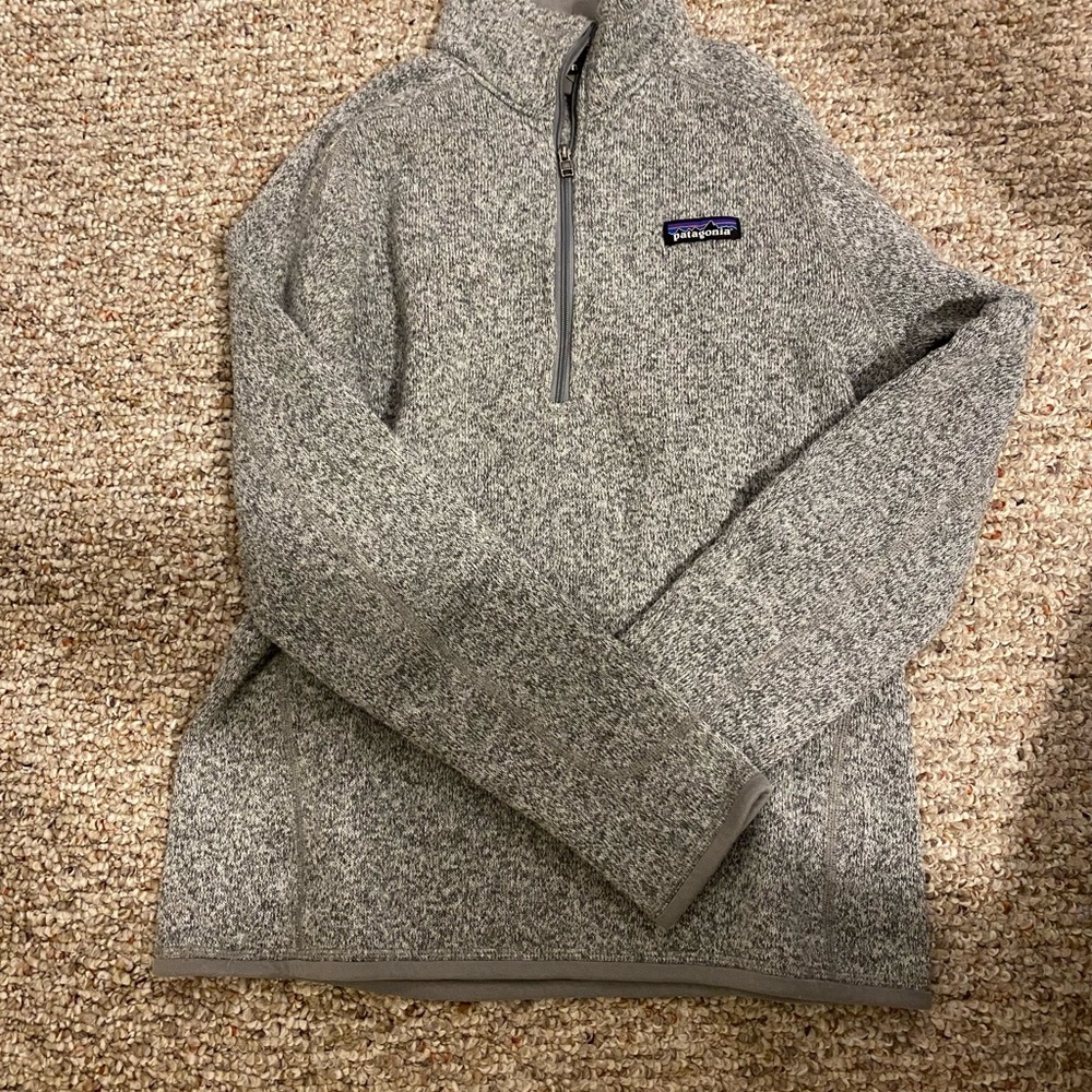 Patagonia Women’s Gray Better Sweater Quarter-Zip Pullover